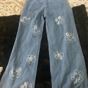 Hollister wide leg jeans